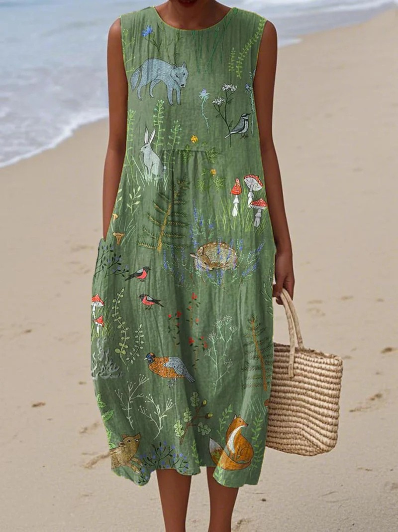 Chic Casual Dress by Artist