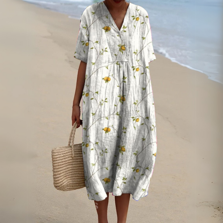 Audrey - Graceful Floral Gown
