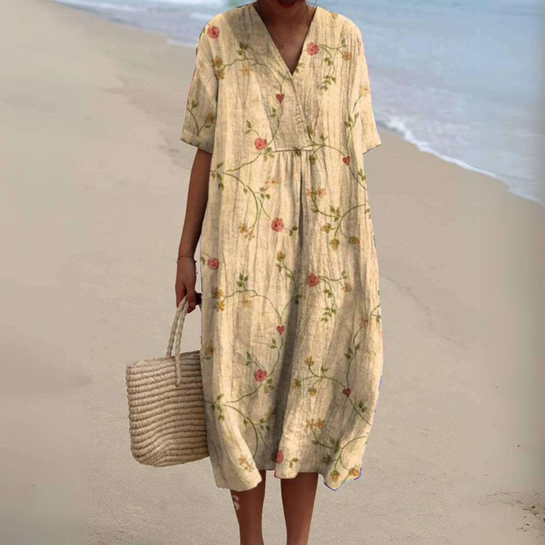 Audrey - Graceful Floral Gown