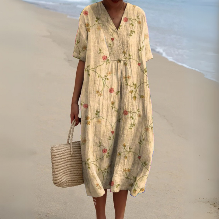 Audrey - Graceful Floral Gown