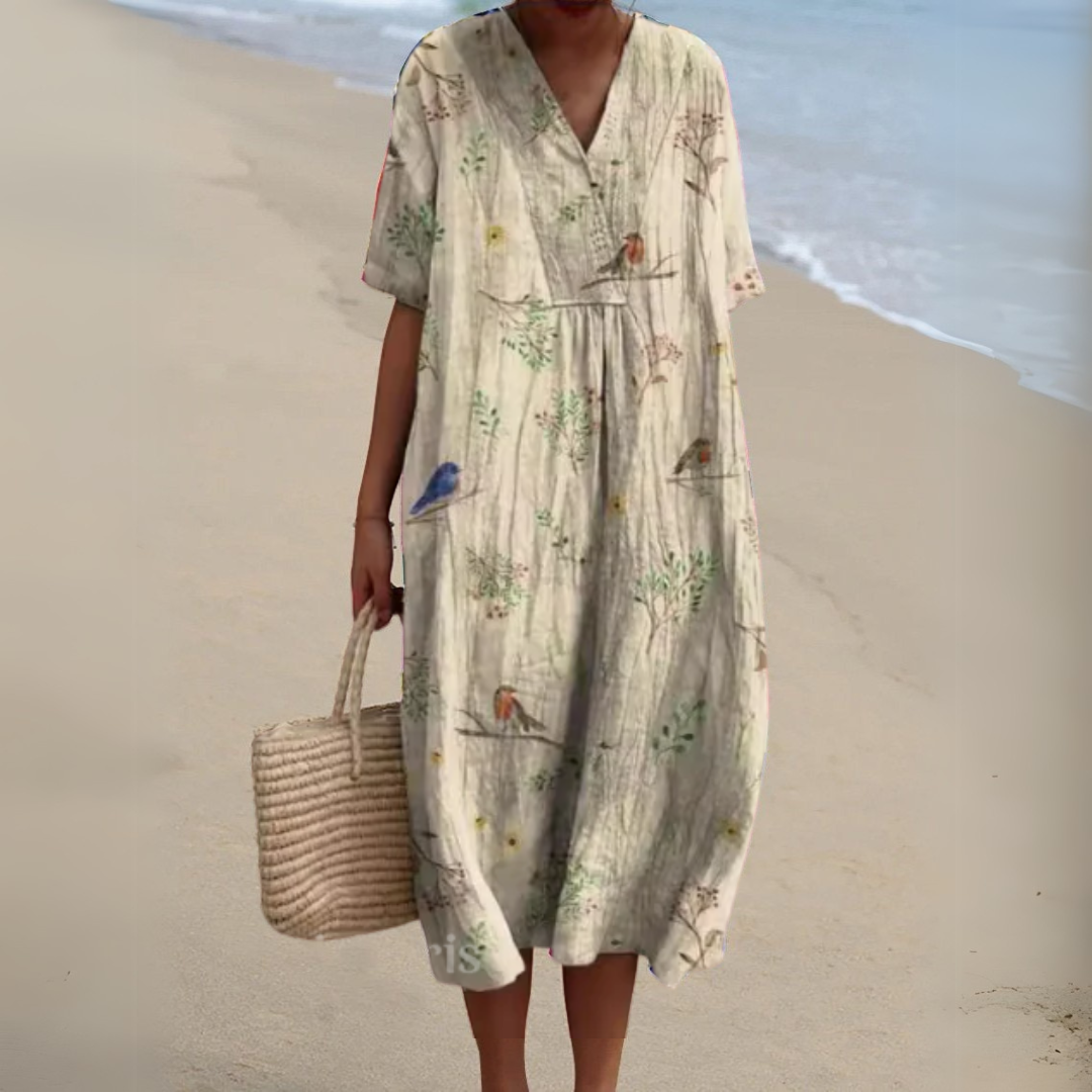 Audrey - Graceful Floral Gown