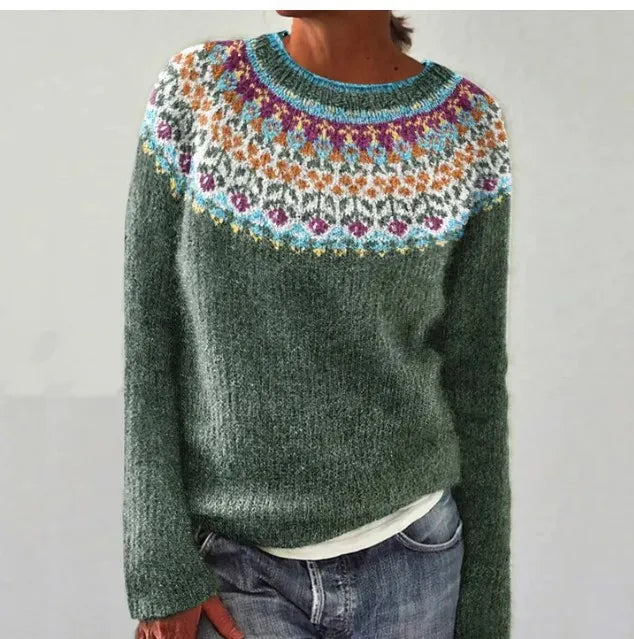 COZY RETRO KNIT SWEATER