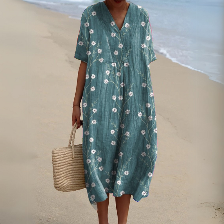 Audrey - Graceful Floral Gown