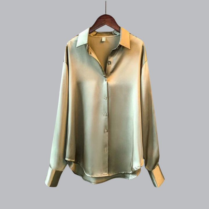 Elegant blouse in high-quality satin