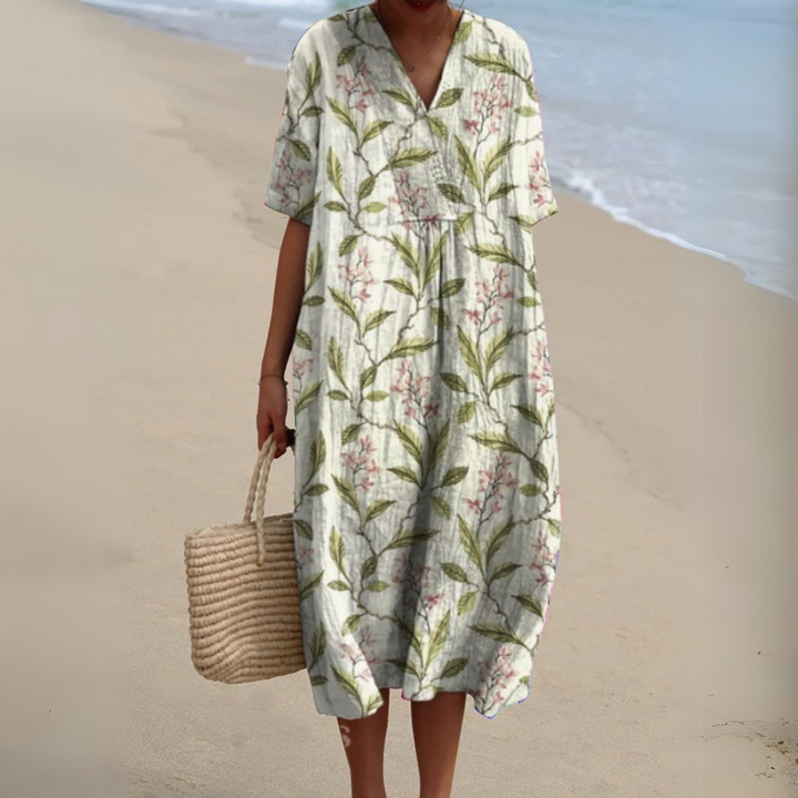 Audrey - Graceful Floral Gown