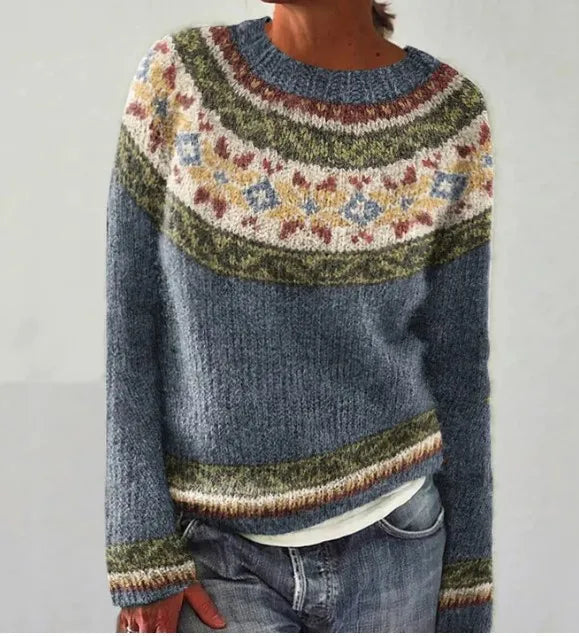 COZY RETRO KNIT SWEATER