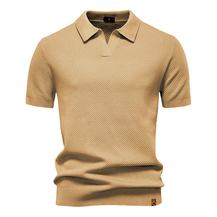 Adonis – Texturized Polo-Shirt
