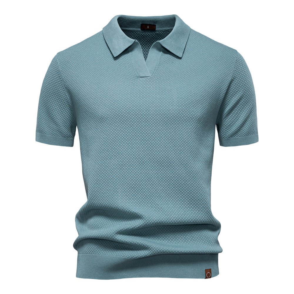 Adonis – Texturized Polo-Shirt