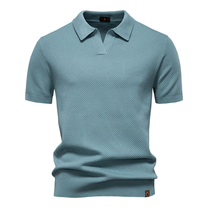 Adonis – Texturized Polo-Shirt