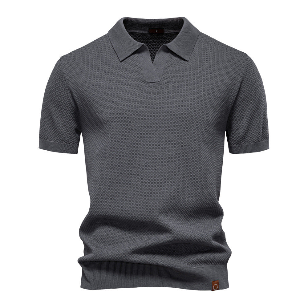 Adonis – Texturized Polo-Shirt