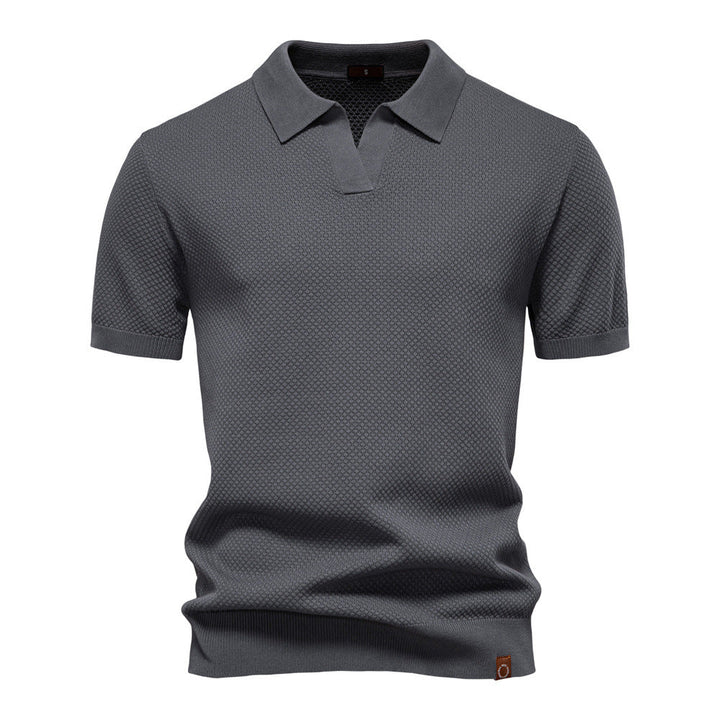 Adonis – Texturized Polo-Shirt
