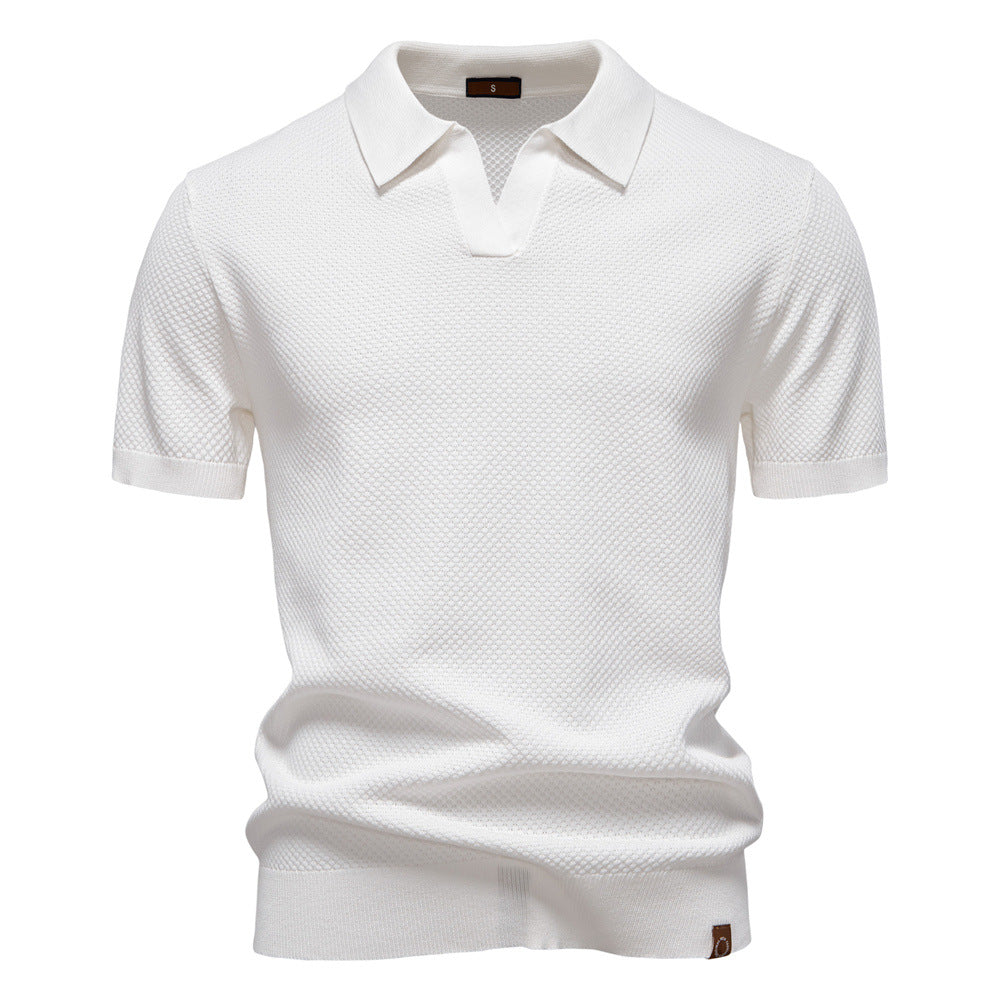 Adonis – Texturized Polo-Shirt