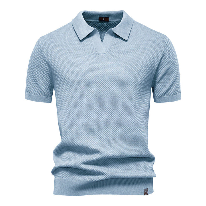 Adonis – Texturized Polo-Shirt