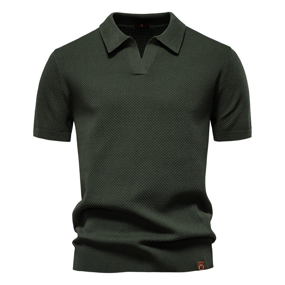 Adonis – Texturized Polo-Shirt