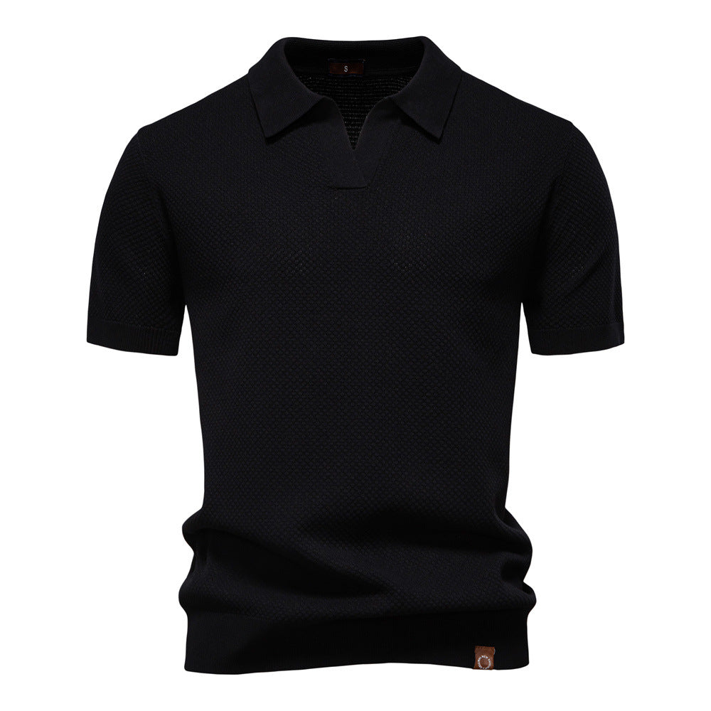 Adonis – Texturized Polo-Shirt