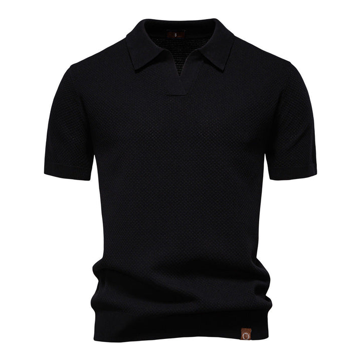 Adonis – Texturized Polo-Shirt