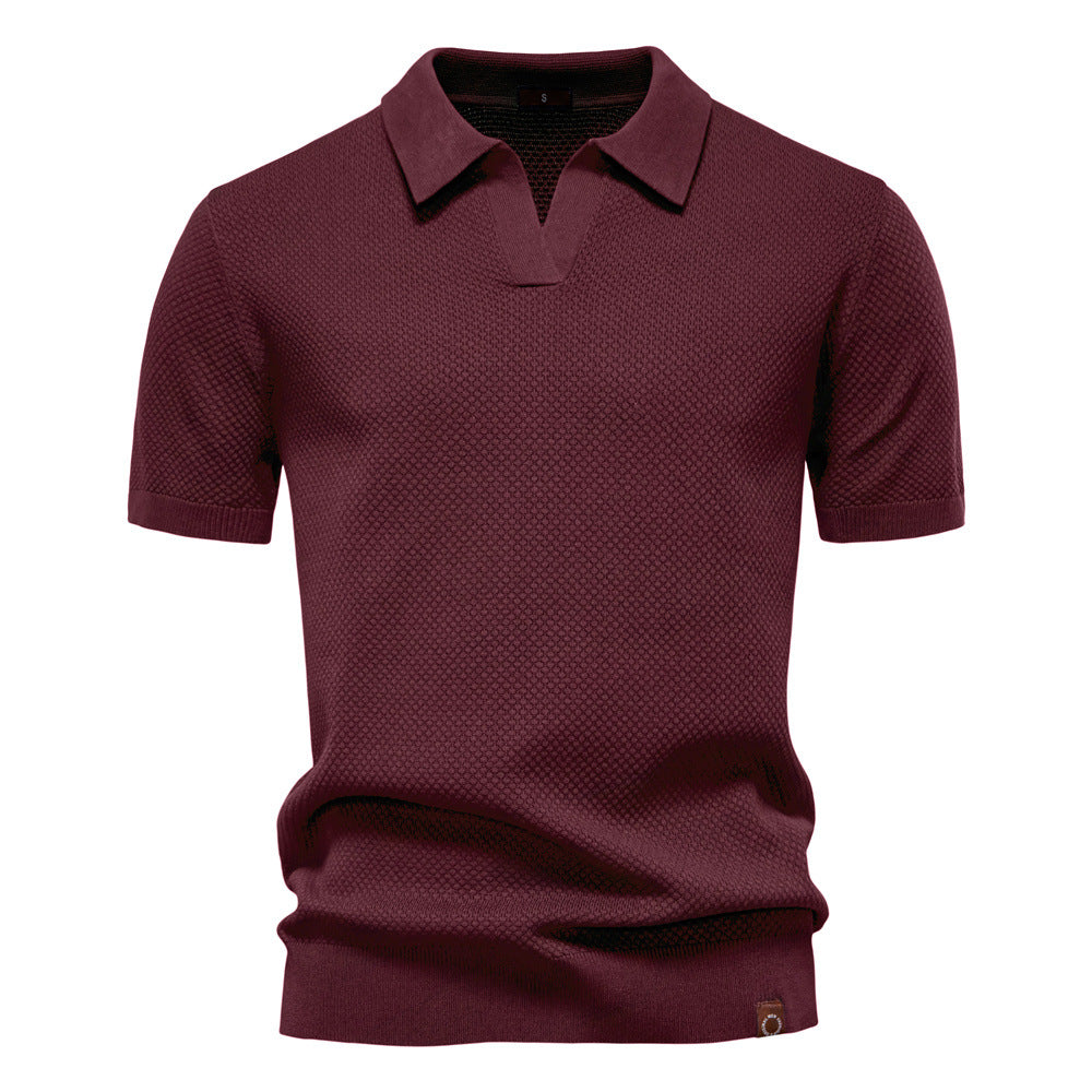 Adonis – Texturized Polo-Shirt