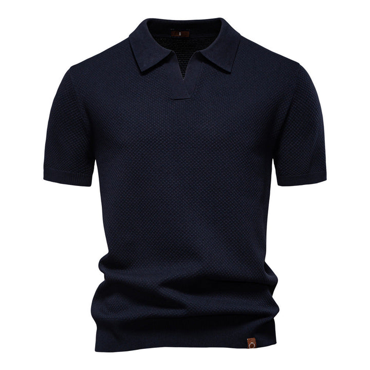 Adonis – Texturized Polo-Shirt