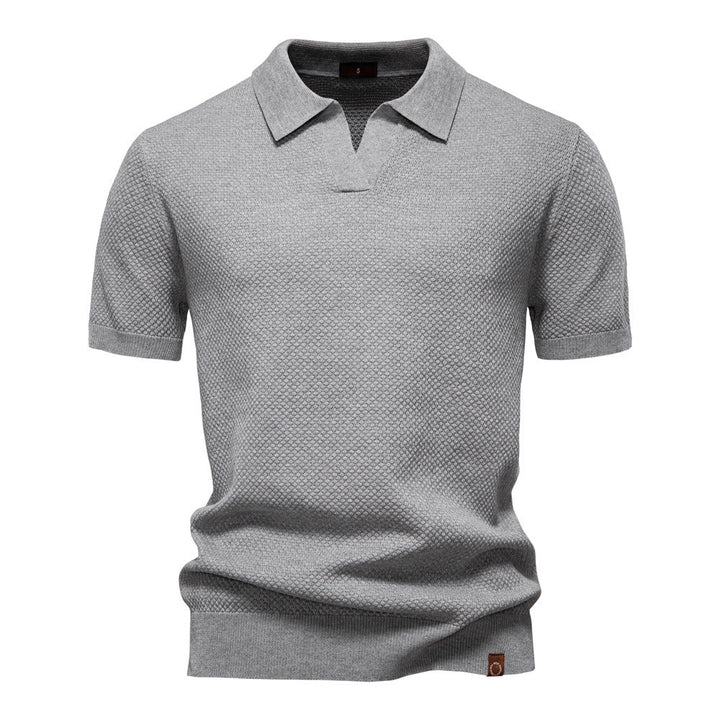 Adonis – Texturized Polo-Shirt