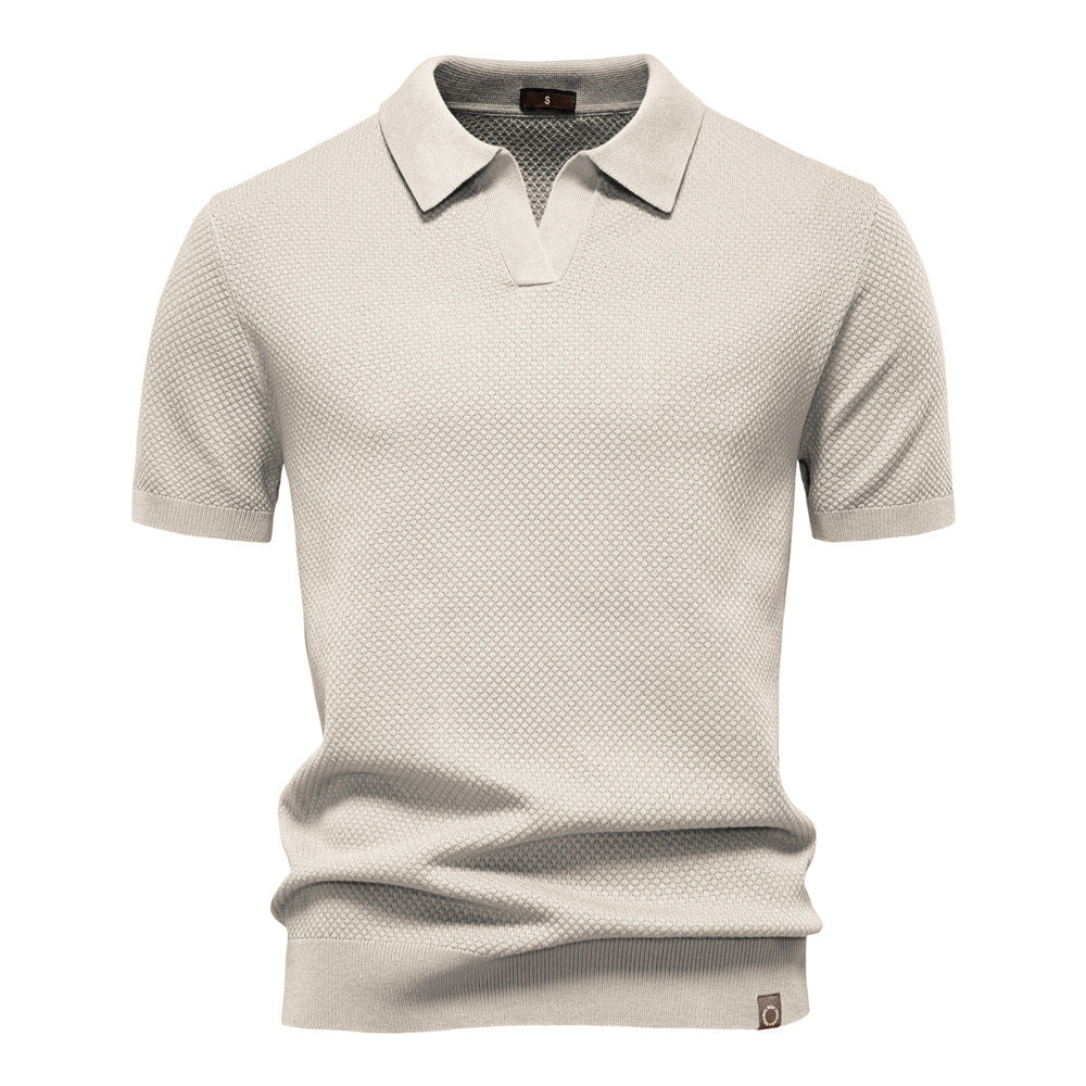 Adonis – Texturized Polo-Shirt