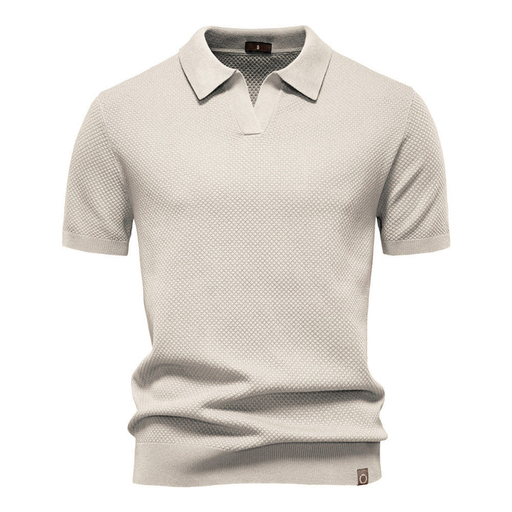 Adonis – Texturized Polo-Shirt
