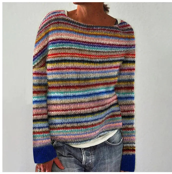 COZY RETRO KNIT SWEATER