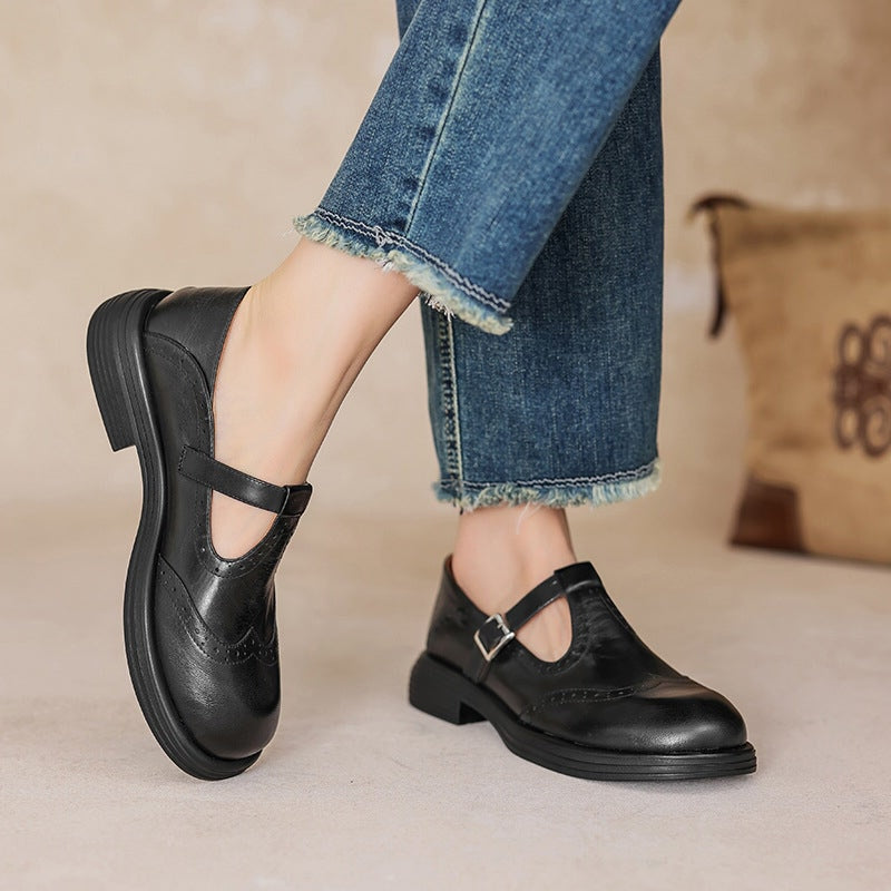 Kate | Risla Leather Mary Janes