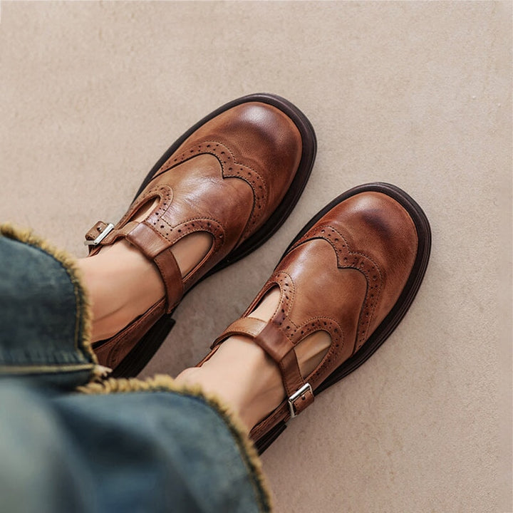 Kate | Risla Leather Mary Janes