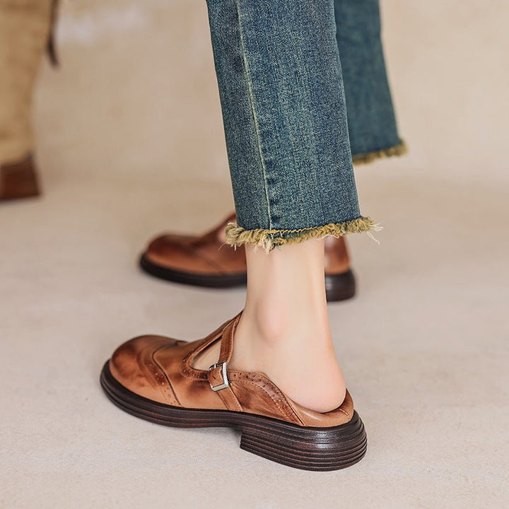 Kate | Risla Leather Mary Janes