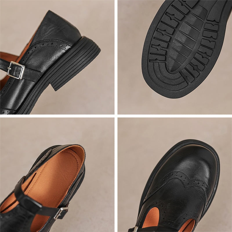 Kate | Risla Leather Mary Janes