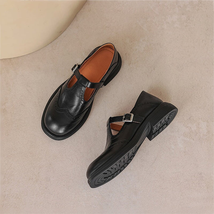 Kate | Risla Leather Mary Janes
