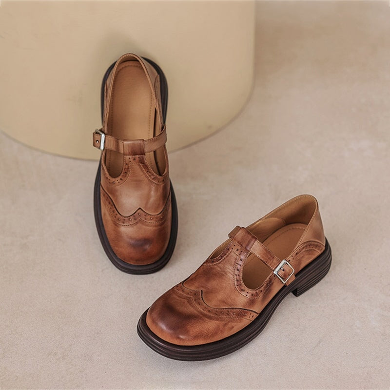 Kate | Risla Leather Mary Janes