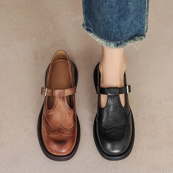 Kate | Risla Leather Mary Janes