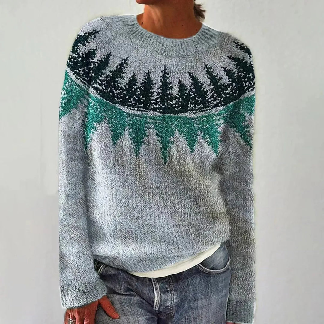 COZY RETRO KNIT SWEATER